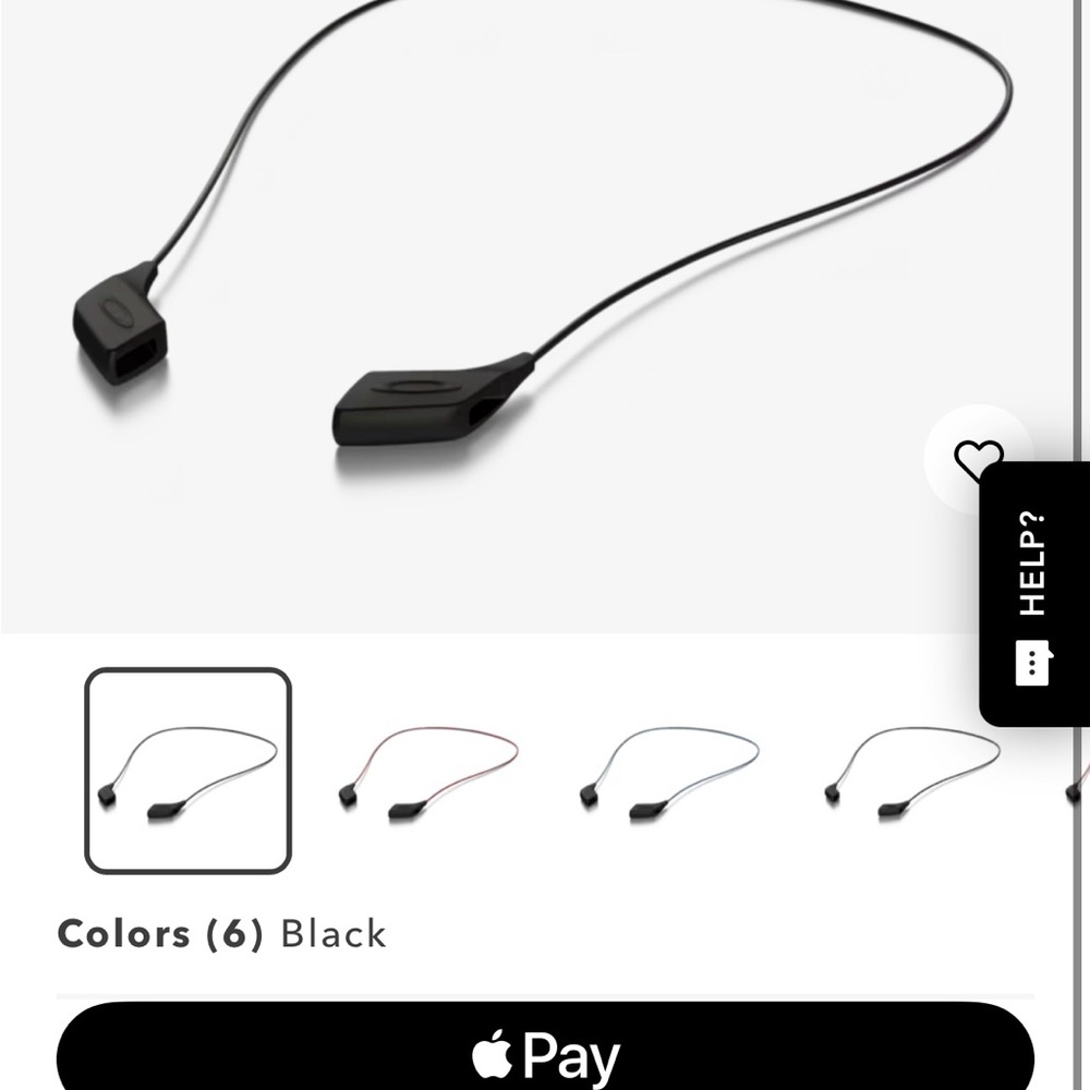 Oakley Black Eyewear Leash